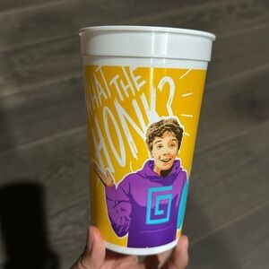 Karl Jacobs Collectible Plastic Cup, Mr Beast Burger